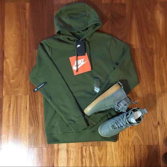 hunter green nike hoodie
